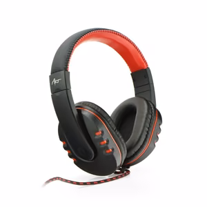 ART wired gaming headphones Jack 3.5 mm with microphone NEMEZIS black