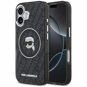 Karl Lagerfeld IML Karl Head Logo MagSafe Ümbris jaoks iPhone 17 - Must