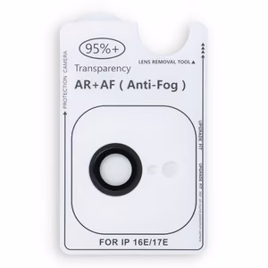 Must Forcell Premium kaamera kaitseklaas iPhone 16e / 17e telefonile