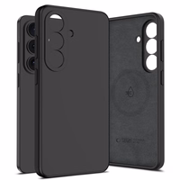 Tech-Protect Silikoonist MagSafe ümbris Samsung Galaxy S26+ jaoks - must