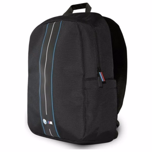 BMW Nylon Blue Stripe seljakott kuni 16-tollisele sülearvutile, must