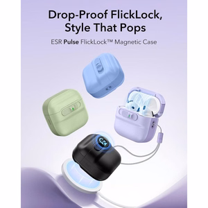 ESR Pulse HaloLock MagSafe  Apple AirPods 4 / 5 ümbris, lilla