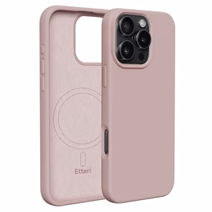 Etteri Silicone Mag ümbris iPhone 16 Pro 6,3" hele roosa