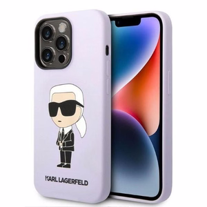Karl Lagerfeld KLHCP14XSNIKBCU iPhone 14 Pro Max 6.7" hardcase lilla/lilla Silicone Ikonik