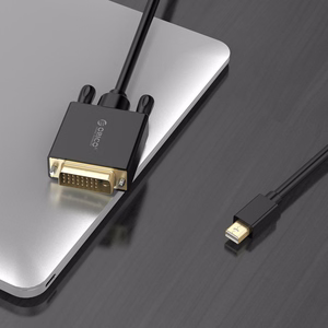 Orico XD-MDTD Mini DisplayPort–DVI, Full HD 60 Hz kaabel, 2 m – must