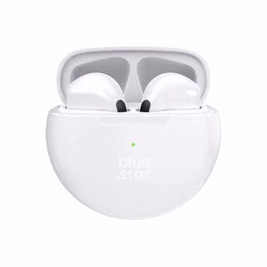 Blue Star (TX3) TWS Bluetooth juhtmevabad kõrvaklapid valged