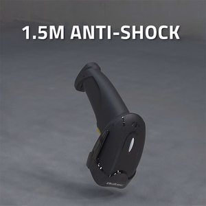Qoltec 50856 juhtmevaba 1D/2D-vöötkoodiskanner, 2,4 GHz