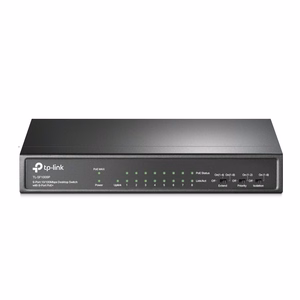 TP-Link 9-pordiga 10/100 Mbps lauakommutaator 8-pordiga PoE+