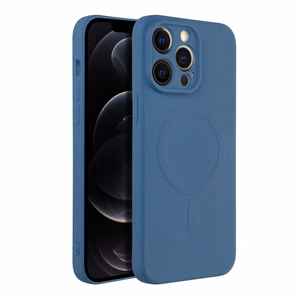 SILICONE MAG ÜMBRIS compatible with MagSafe jaoks IPHONE 14 Pro Max sinine