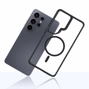 3mk Satin Armor MagCase for Samsung Galaxy S26 Ultra - läbipaistev must