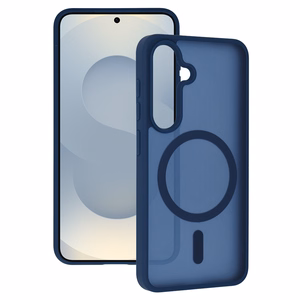 Tel Protect Aura Matte Magsafe ümbris Samsung Galaxy S25/S24, tumesinine