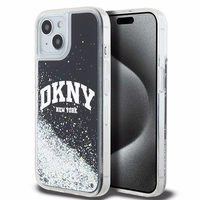 DKNY ümbris jaoks iPhone 15 6,1" HC DKHCP15SLBNAEK must HC liquid glitters w arch logo