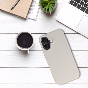 Tel Protect Silicone Premium jaoks Iphone 16 titanium