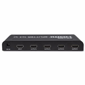 Qoltec 51798 aktiivne HDMI splitter 4 x HDMI 4K x 2K | 3,4 Gb/s