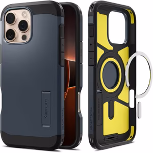SPIGEN ümbris TOUGH ARMOR MAG compatible with MagSafe jaoks IPHONE 16 Pro Max metal slate