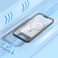 Dudao K14S USB-A / USB-C / MagSafe traadita energiapank 20W 5000mAh - valge