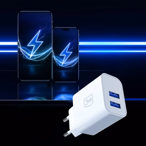 3mk FlowPower 10W 2.4A 2A seinalaadija - valge
