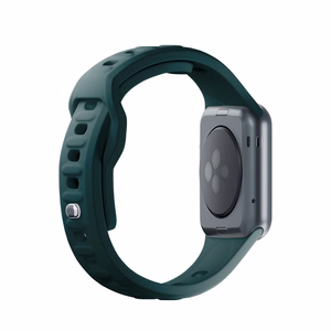 3mk silikoonrihm Apple Watchile, 38/40/41/42 mm, Evergreen, väike suurus