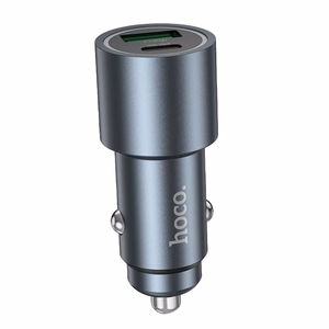 Автомобильное зарядное устройство Hoco USB A + USB C PD QC3.0 48W Z60 черный