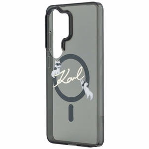 Karl Lagerfeld чехол IML KC Script MagSafe для Samsung Galaxy S26 Ultra чёрный