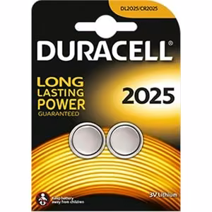Duracell DL2025 – liitium CR2025 patareid, 2 tk