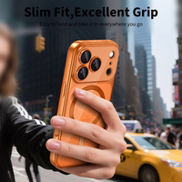 Tech-Protect MagFlex MagSafe ümbris iPhone 17 Pro jaoks - läbipaistev oranž