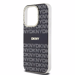 DKNY IML Mono & Stripe MagSafe ümbris jaoks iPhone 15 Pro Max - must