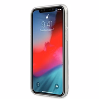 Mercedes Läbipaistev Line ümbris iPhone 12 / iPhone 12 Pro jaoks - sinine