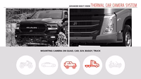 Öönägemise termokaamera auto jaoks 384x288, 37°, IP67