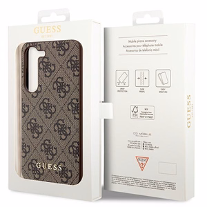 Guess 4G Charms Collection ümbris jaoks Samsung Galaxy A35 - brown