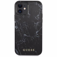 Guess marmorist ümbris iPhone 12 mini jaoks - must