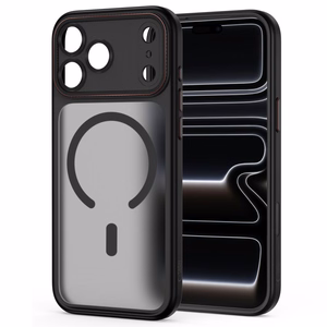 Tech-Protect MagCam MagSafe ümbris mudelitele iPhone 18 Pro / 17 Pro, mattmust ja punane