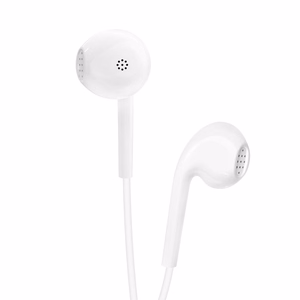 Dudao kõrvasisene juhtmega mini jack 3.5mm peakomplekt valge (X10S valge)