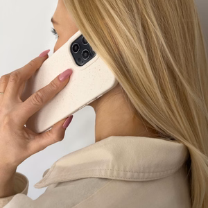 Eco Case ümbris iPhone 12 Pro Max Silikoonist telefoni ümbris Kollane