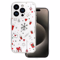 TEL PROTECT Christmas Clear Ümbris jaoks Iphone 15 Design 3