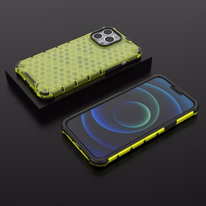 Honeycomb Case soomuskate TPU kaitsekattega iPhone 13 Pro Maxile roheline