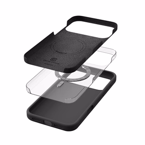 Crong Color Cover Magnetic MagSafe ümbris seadmele iPhone 17 Pro Max, must