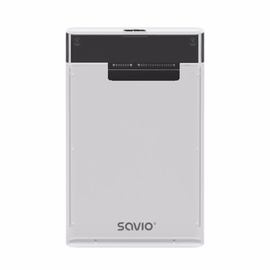 Savio 2,5" väline HDD/SSD korpus, USB 3.0, läbipaistev, AK-66