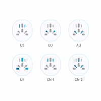 Tech-Protect Universal Travel Adapter to EU - valge