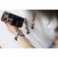 Strap to Mi Band 8 Xiaomi Forcell F-Design FX5 polyester fiber buckle tumesinine