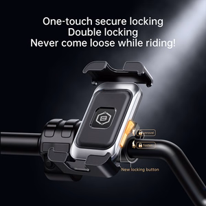 Blavec Uchwyt Rowerowy BV-02 Velo to handlebar (BV02-HSB) silver-must