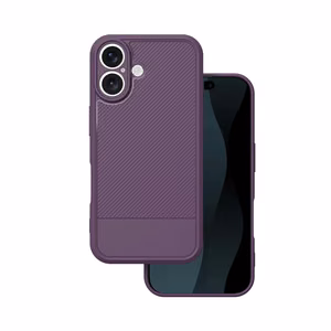 Simple Carbon ümbris jaoks iPhone 17 6,3" purple