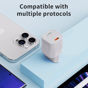 Rock Wall laadija T88 Sugar Cube Series GaN - Type C - QC 3.0 PD 33W 3A valge