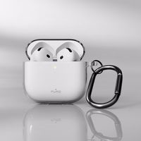 Puro 0.3 Nude ümbris AirPods 4 jaoks - läbipaistev
