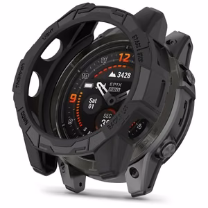 Чехол Tech-Protect Defense Air для Garmin Fenix 7X / 7X Pro - чёрный