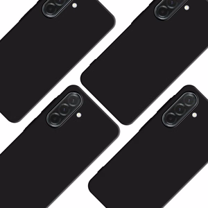 3mk Matt Case Pro ümbris Samsung Galaxy A37 jaoks, matt must