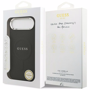 GUESS ümbris jaoks IPHONE 17 Air compatible with MagSafe GUHMP17MPSAREGSK (PU W/ Classic Logo) must