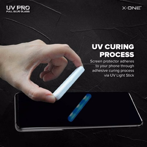 UV PRO Karastatud klaas X-ONE - jaoks Samsung Galaxy S21 Ultra (case friendly) - working fingerprint sensor