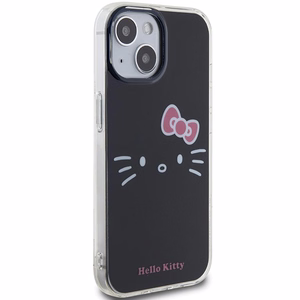 Hello Kitty IML Kitty Face чехол для iPhone 15 - чёрный