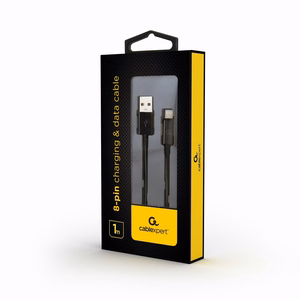 Gembird CC-USB2-AMLM-1M lightning cable must